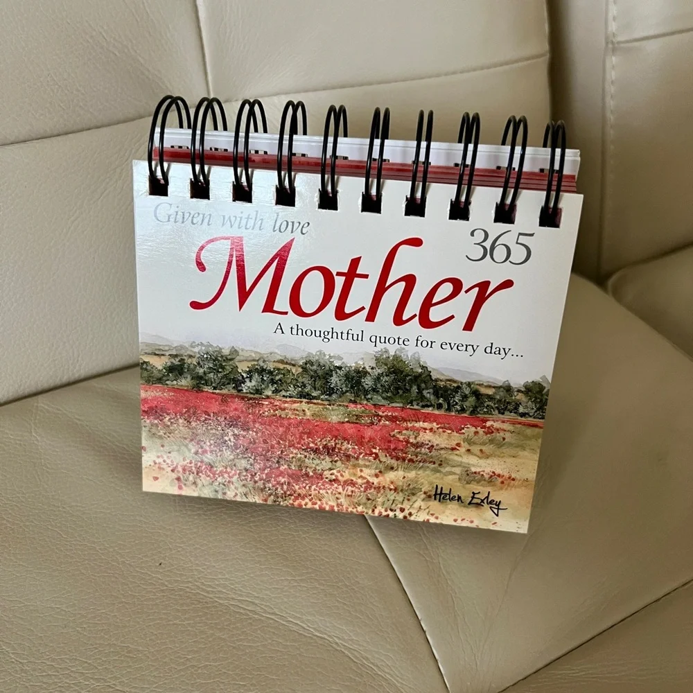 Spiral-Bound Desk Calendar - 365 Mother Quotes/Sayings